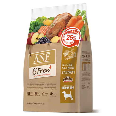 ANF 전연령 식스프리 플러스 인도어 독 건식사료 솔직 후기 | 실제 사용자 리뷰 총정리 - 상품 이미지 1