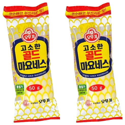 오뚜기 고소한 골드 마요네스, 50g, 2개