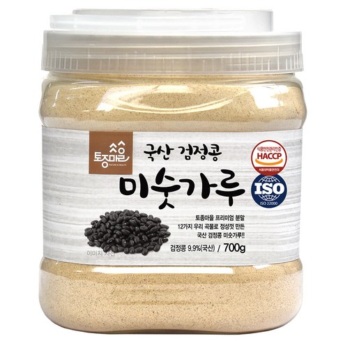 토종마을 국산 검정콩 미숫가루 700g, 1개 솔직 후기 | 실사용자 리뷰 분석 - 상품 이미지 1