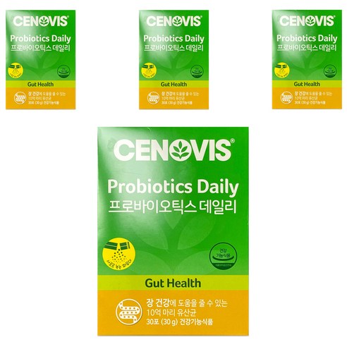 세노비스 프로바이오틱스 데일리 유산균 30p, 30g, 4개