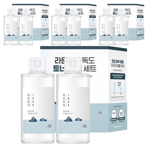 라운드랩 독도 토너 200ml + 로션 200ml 세트 솔직 후기 | 피부 타입별 분석 - 상품 이미지 1