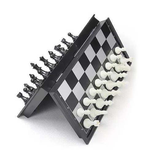 탐사 휴대용 자석 체스 앤 체커 세트 대형 2in1 여행용 보드 게임 솔직 후기 | 취미생활 필수템 - 상품 이미지 2