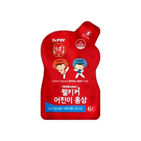 닥터포이 웰키커 어린이 홍삼 600ml, 1개 이미지 2