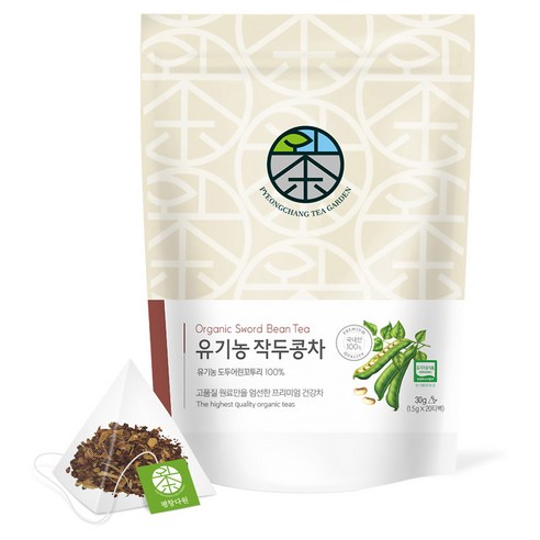 평창다원 유기농 작두콩차 삼각티백