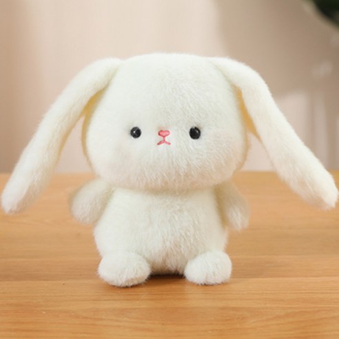 아이끌레 보들 동물 캐릭터 봉제인형, 16cm, 미니토끼, 1개