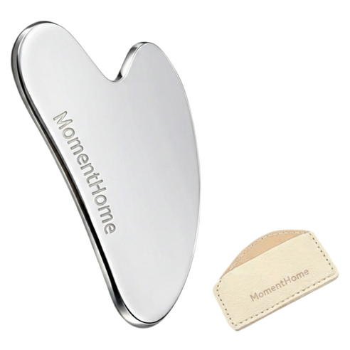 모먼트홈 전신 두피 페이스 경락 괄사 마사지기 + 고급 가죽케이스 세트 실사용 후기 | 효과 있을까? - 상품 이미지 1