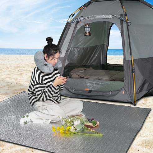 코멧 아웃도어 다용도 양면 은박 캠핑매트 이미지 4