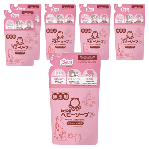 샤본다마 유아거품솝리필, 400ml, 6개