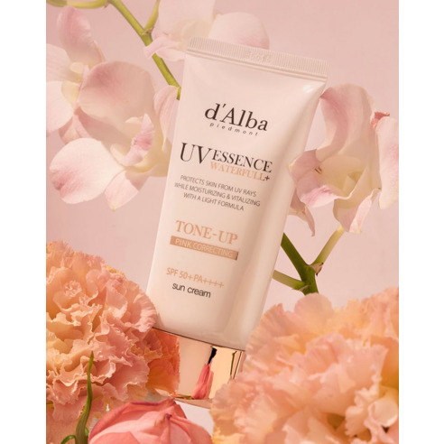 [비건뷰티] 달바 워터풀 톤업 선크림 SPF50+ PA++++ 50ml x 2p + 밸런싱 비건 젤 클렌저 15ml 세트 이미지 4