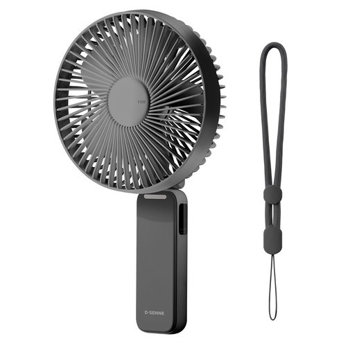 디센느 빅팬 휴대용 선풍기, 다크그레이, DSF6