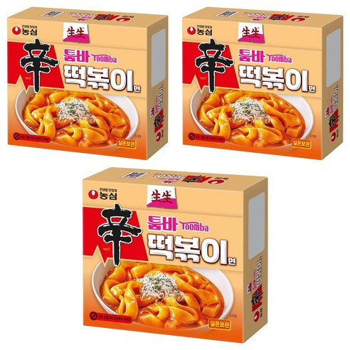 농심 생생 신툼바 떡볶이면