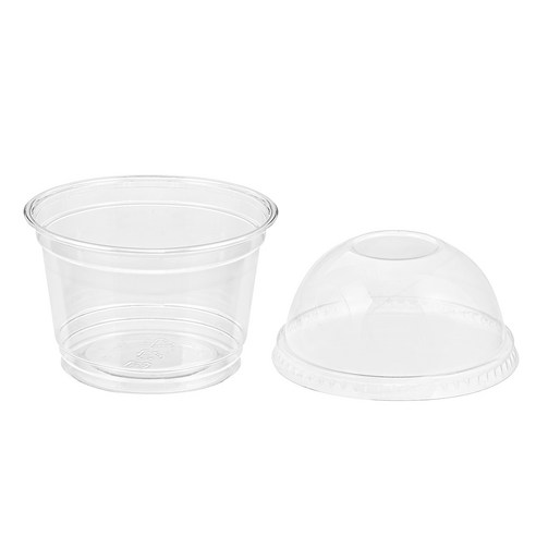 탐사 PET 투명 디저트컵 265mL + 뚜껑 이미지 4