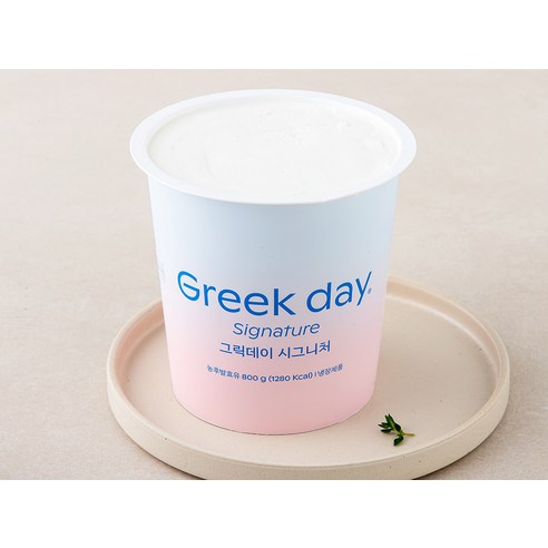 그릭데이 시그니처, 800g, 1개 후기 분석 - 영양 정보 및 성분표