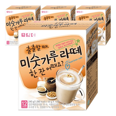 담터 미숫가루 라떼 240g, 4개 솔직 후기 | 실사용자 리뷰 분석 썸네일