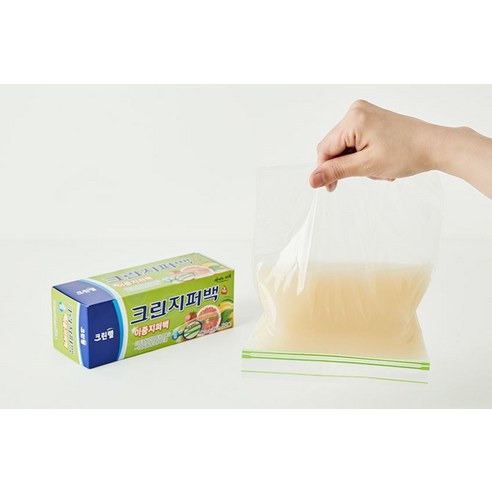 크린랲 크린 이중지퍼백 대형 이미지 4