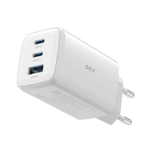 SKY 필 GaN 65X 65W 4세대 초미니 3포트 충전기 이미지 2