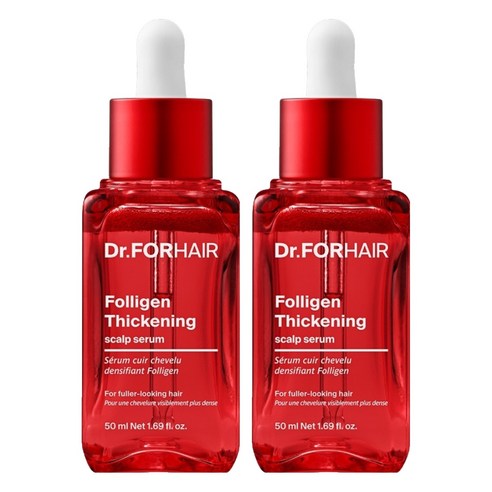 닥터포헤어 정수리 탈모 앰플 폴리젠 씨크닝 스칼프 세럼, 50ml, 2개