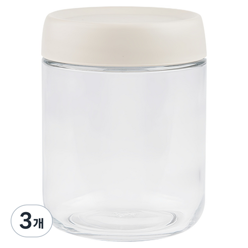 인블룸 다용도 유리 보관용기, 450ml, 3개