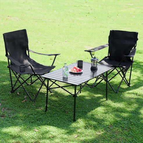 코멧 아웃도어 와이드 캠핑 체어 세트 이미지 2