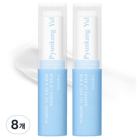 편강율 키즈앤맘 배리어 립밤, 무향, 2.8g, 8개