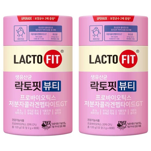 락토핏 뷰티 생유산균, 120g, 2개