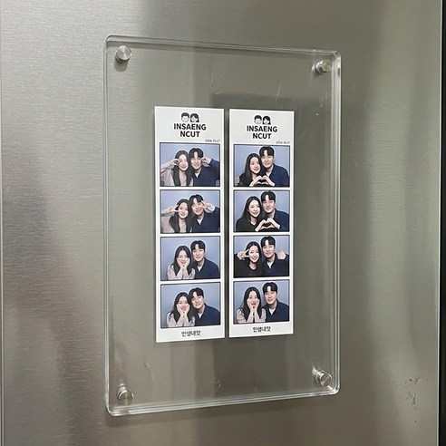 제이브 액자 냉장고 자석, 1개, 투명
