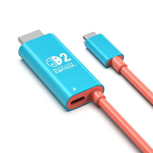 베이직기어 닌텐도 스위치2 미니독 4K 60Hz 지원 TV연결 PD100W 충전 HDMI 케이블 이미지 2