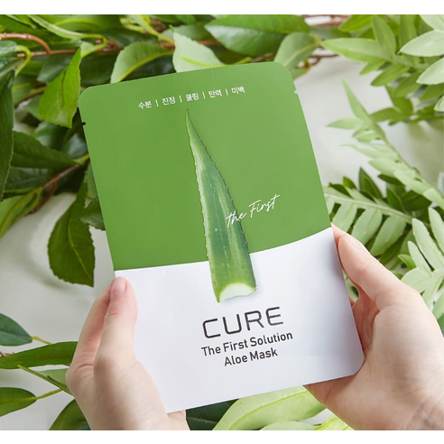 김정문알로에 큐어 더 퍼스트 솔루션 마스크팩 이미지 3