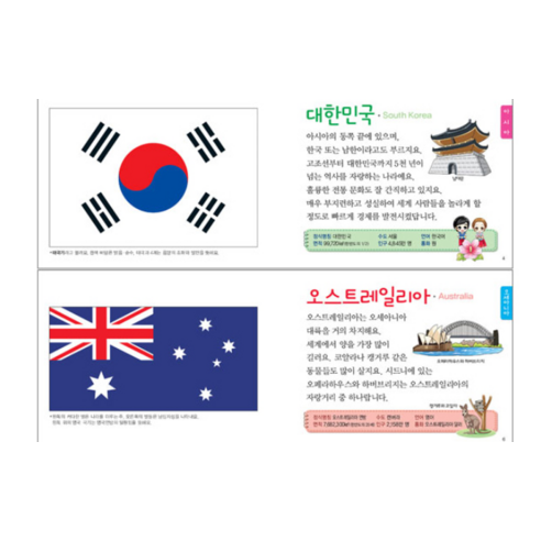 어린이 첫 세계 국기 사전: 196개 나라 이미지 3
