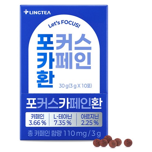 링티 포커스카페인 환 10p, 30g, 1개