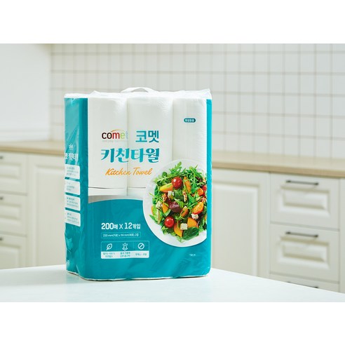 코멧 천연펄프 키친타월 이미지 3