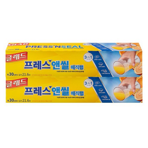 글래드 프레스앤씰 매직랩 일반형, 2개 - 랩 | 쿠팡