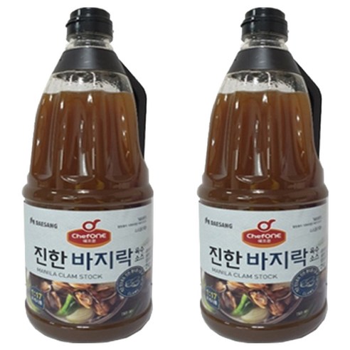 쉐프원 진한 바지락 육수소스, 2kg, 2개
