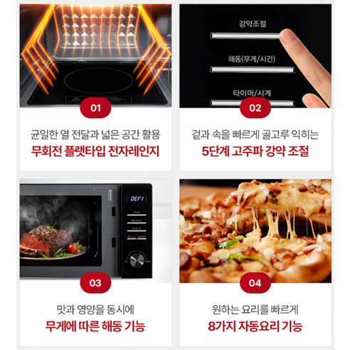 세련된 디자인과 편리함을 모두 갖춘 쿠쿠 플랫 전자레인지로 주방의 품격을 높여보세요!