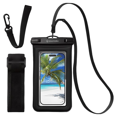 신지모루 IPX8스펀지 튜브 4중잠금 스마트폰 방수팩+ 크로스 스트랩 +... 개봉기 | 실사용 후기 - 상품 이미지 1