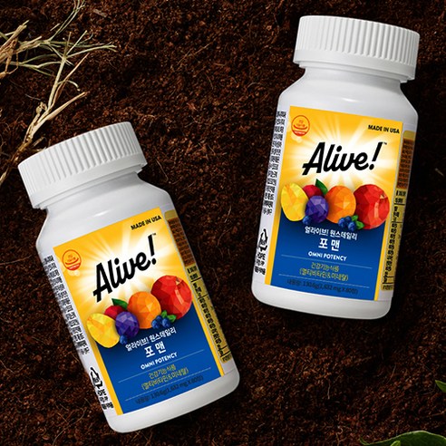 얼라이브 원스데일리 포맨 멀티비타민 30정, 2개 이미지 4