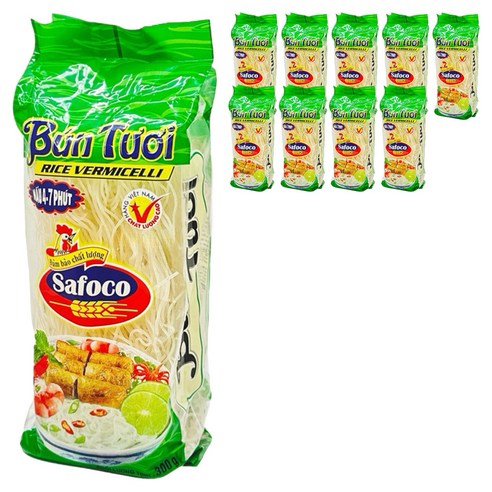 사포코 분토의 라이스 버미셀리 쌀국수면, 300g, 10개