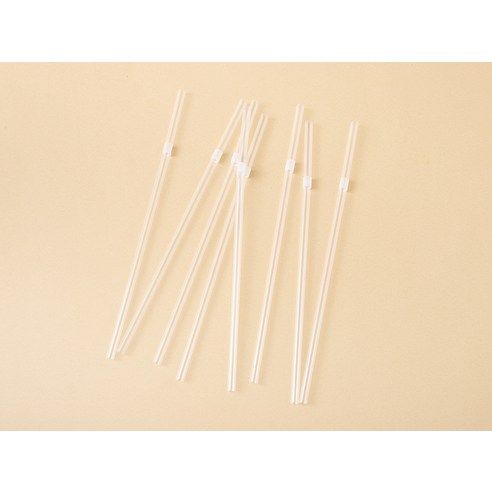 코멧 베이직 자바라 빨대 투명 250 x 7 mm 이미지 4