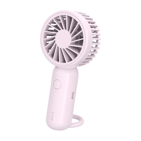 카프 휴대용 무선 충전식 초소형 BLDC 모터 키링 미니 핸디 선풍기, KF-SHF05, 핑크