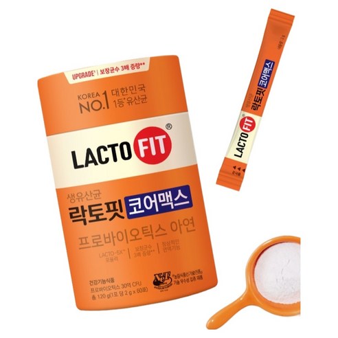 락토핏 생유산균 코어맥스 60p 120g, 2개 솔직 후기 | 실사용자 리뷰 분석 - 상품 이미지 2