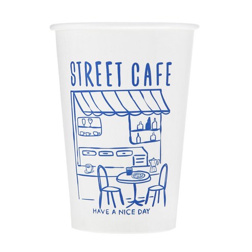 탐사 고평량 종이컵 디자인 380ml 이미지 2