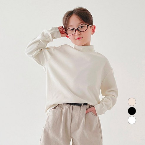 베리클로젯 주니어 메종 피치기모 폴라 티셔츠