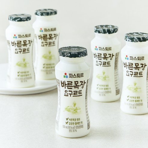파스퇴르 바른목장 요구르트, 100ml, 5개입, 1개