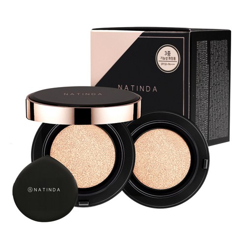 나틴다 아우라 퍼펙트 커버 쿠션 15g + 리필 15g, 21호 화사하고 밝..., 1개