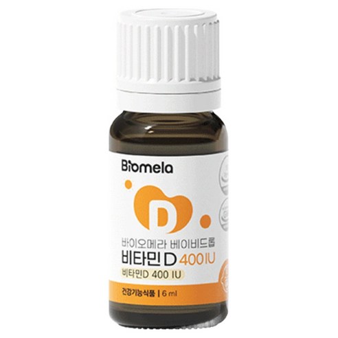 바이오메라 베이비드롭 비타민D 400IU 6ml, 1개 실사용 후기 | 효과 있을까? - 상품 이미지 2
