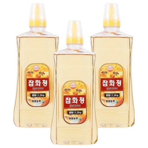 청림식품 소울백서 잡화청 사양벌꿀 요리 카페 가정용, 1.2kg, 3개
