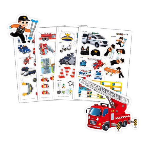 타요 긴급출동 스티커북 이미지 2