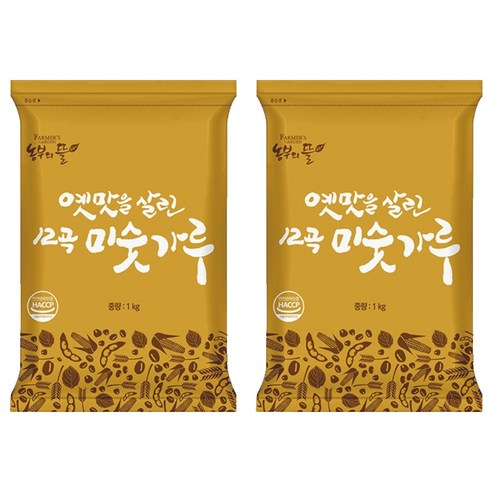 농부의뜰 12곡 미숫가루 1kg, 2개 솔직 후기 | 실사용자 리뷰 분석 썸네일