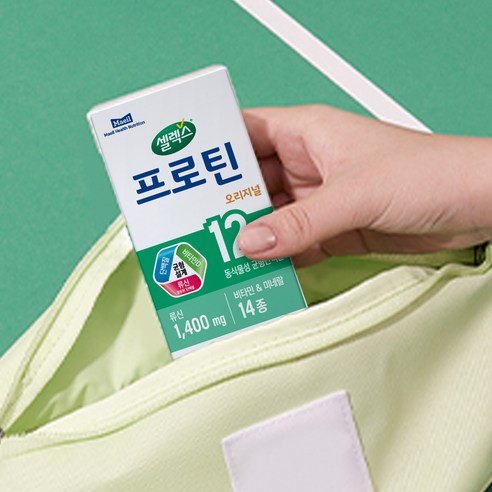 셀렉스 프로틴 오리지널, 190ml, 24개 후기 분석 - 개별 팩 이미지