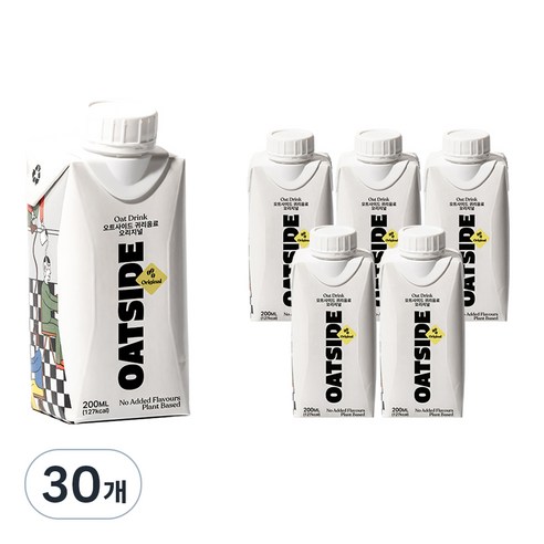 오트사이드 귀리음료 오리지널, 200ml, 30개